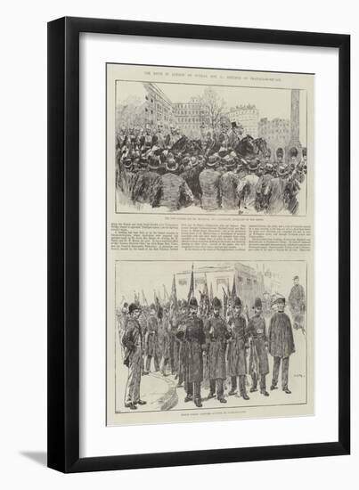 The Riots in London on Sunday, 13 November, Defence of Trafalgar-Square-William Douglas Almond-Framed Giclee Print