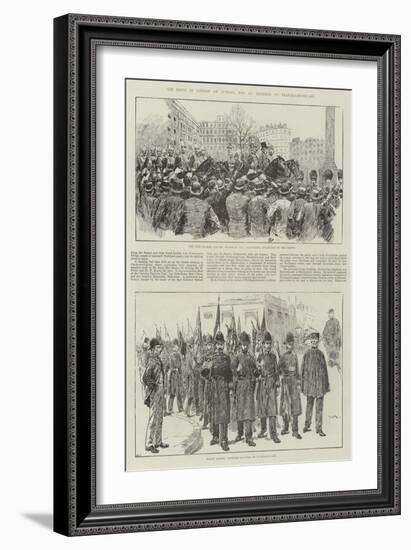 The Riots in London on Sunday, 13 November, Defence of Trafalgar-Square-William Douglas Almond-Framed Giclee Print