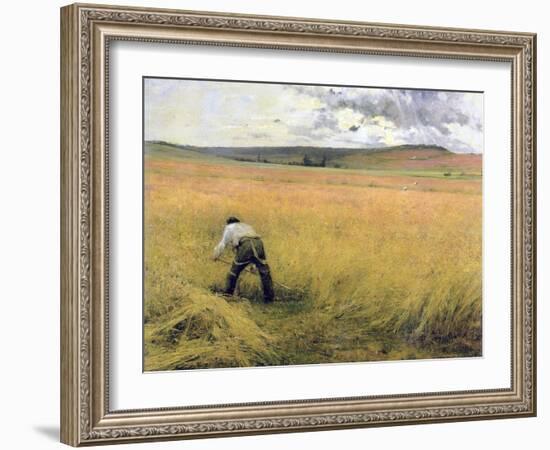 The Ripened Wheat, 1880-Jules Bastien-Lepage-Framed Giclee Print