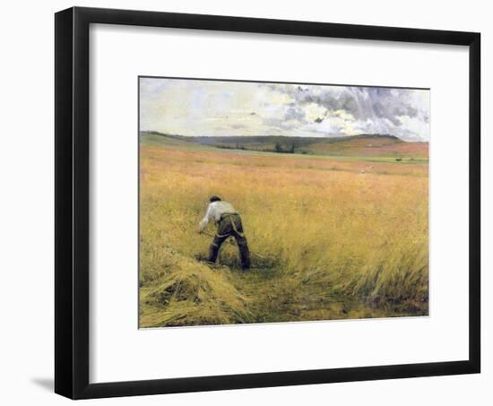 The Ripened Wheat, 1880-Jules Bastien-Lepage-Framed Giclee Print