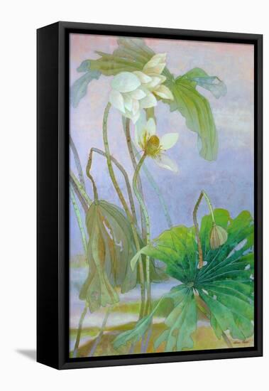 The Rise of White Lotus-Ailian Price-Framed Stretched Canvas