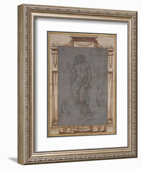 The Risen Christ-Raffaellino del Garbo-Framed Art Print