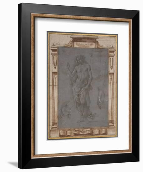 The Risen Christ-Raffaellino del Garbo-Framed Art Print