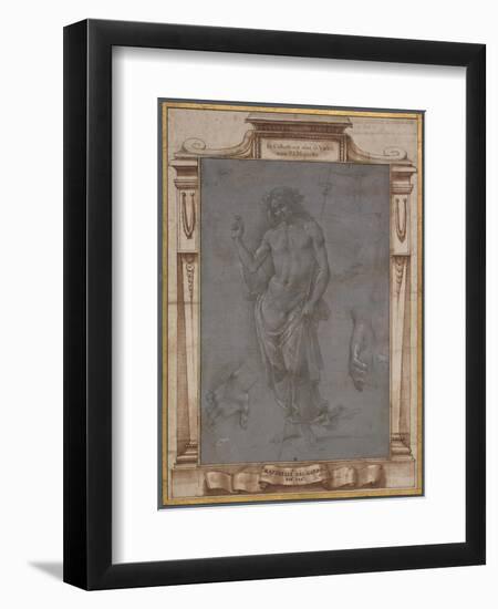 The Risen Christ-Raffaellino del Garbo-Framed Art Print