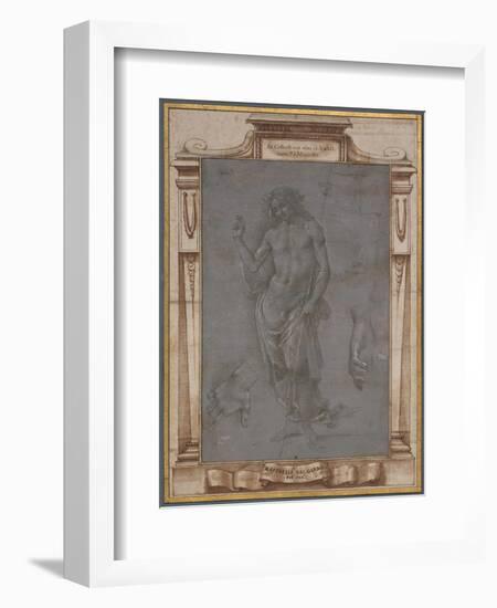 The Risen Christ-Raffaellino del Garbo-Framed Art Print