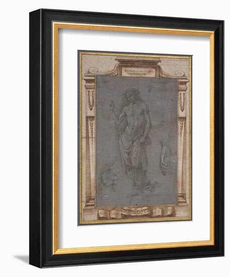 The Risen Christ-Raffaellino del Garbo-Framed Art Print