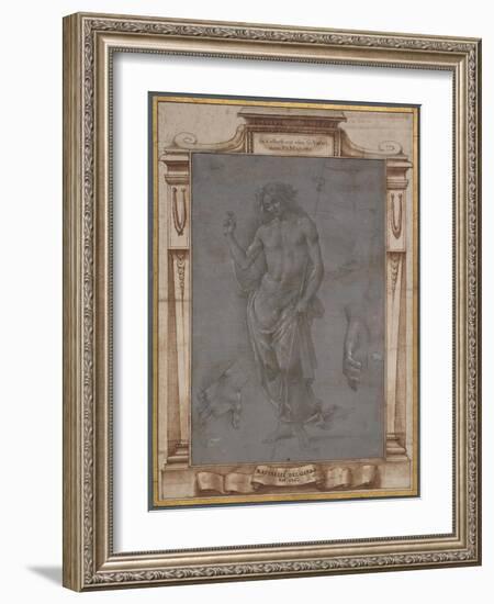 The Risen Christ-Raffaellino del Garbo-Framed Art Print