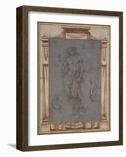 The Risen Christ-Raffaellino del Garbo-Framed Art Print