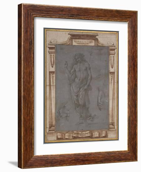 The Risen Christ-Raffaellino del Garbo-Framed Art Print