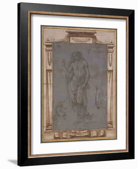 The Risen Christ-Raffaellino del Garbo-Framed Art Print