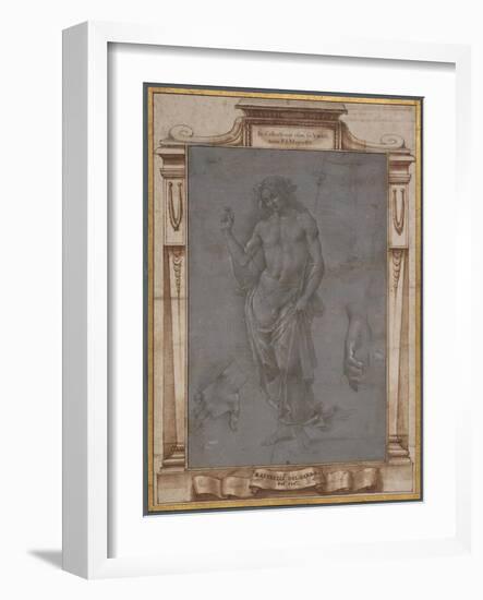 The Risen Christ-Raffaellino del Garbo-Framed Art Print