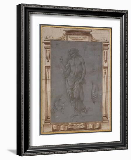 The Risen Christ-Raffaellino del Garbo-Framed Art Print