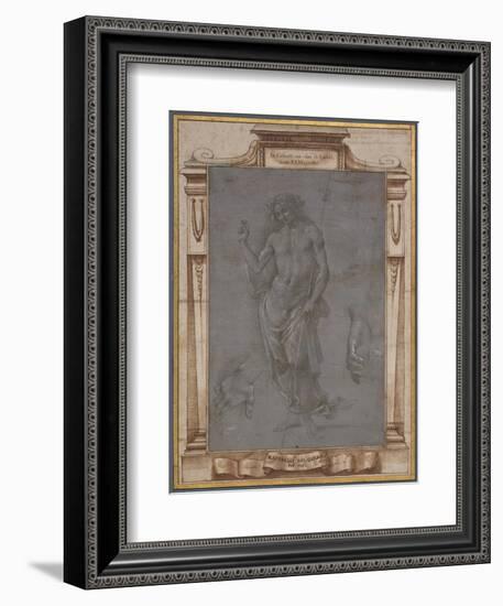 The Risen Christ-Raffaellino del Garbo-Framed Premium Giclee Print