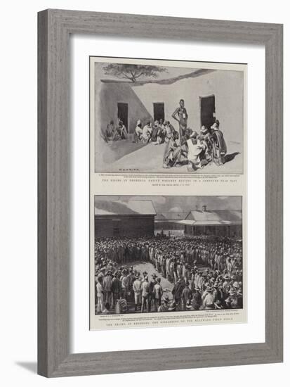 The Rising in Rhodesia-Charles Edwin Fripp-Framed Giclee Print