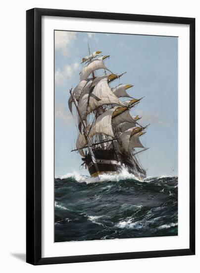 The Rising Moon-Montague Dawson-Framed Premium Giclee Print