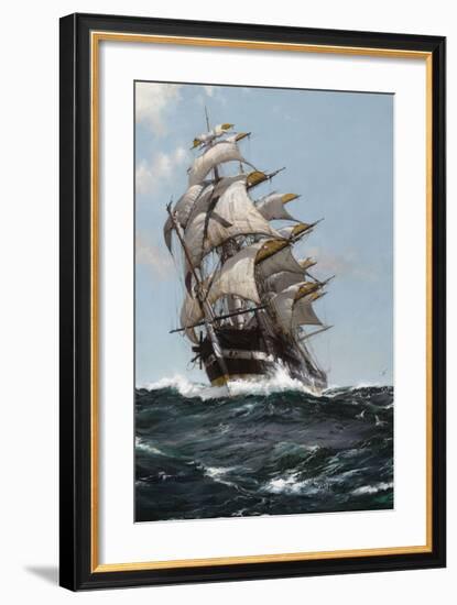 The Rising Moon-Montague Dawson-Framed Premium Giclee Print