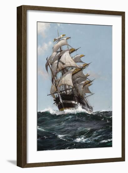 The Rising Moon-Montague Dawson-Framed Premium Giclee Print