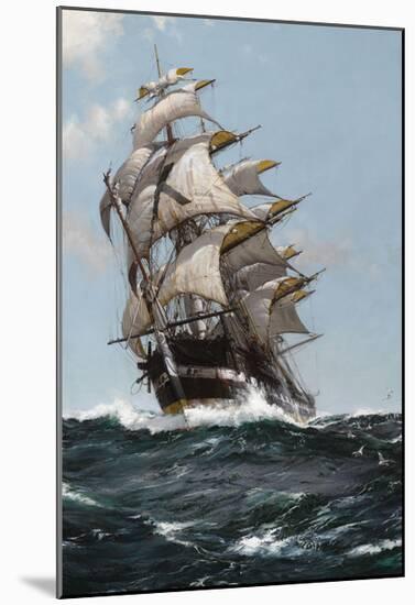 The Rising Moon-Montague Dawson-Mounted Premium Giclee Print