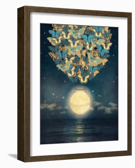 The Rising Moon-Paula Belle Flores-Framed Art Print