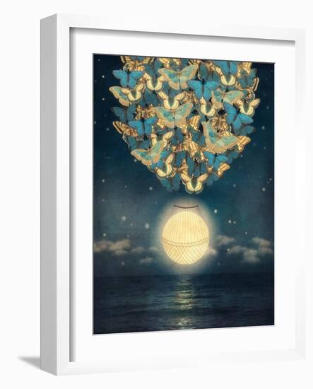 The Rising Moon-Paula Belle Flores-Framed Art Print