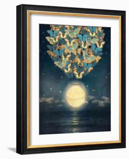 The Rising Moon-Paula Belle Flores-Framed Art Print