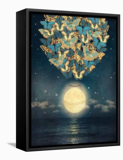 The Rising Moon-Paula Belle Flores-Framed Stretched Canvas