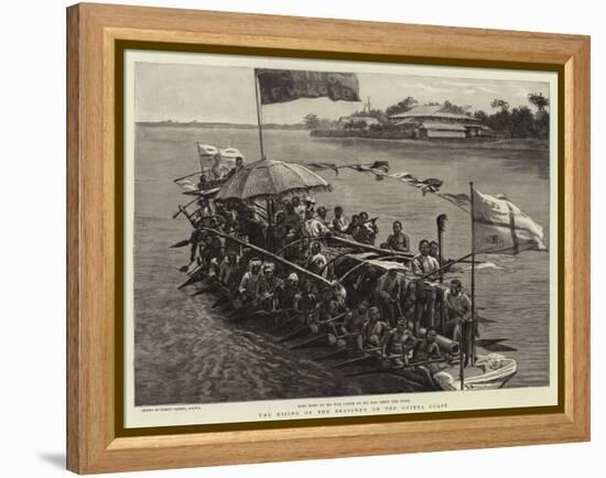The Rising of the Brassmen on the Guinea Coast-Robert Barnes-Framed Premier Image Canvas