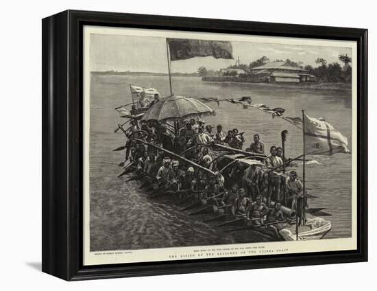 The Rising of the Brassmen on the Guinea Coast-Robert Barnes-Framed Premier Image Canvas