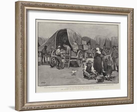 The Rising of the Matabele, Refugees at Buluwayo-Henry Marriott Paget-Framed Giclee Print