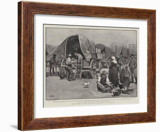 The Rising of the Matabele, Refugees at Buluwayo-Henry Marriott Paget-Framed Giclee Print