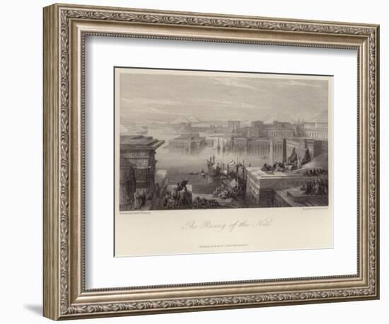 The Rising of the Nile-David Roberts-Framed Giclee Print