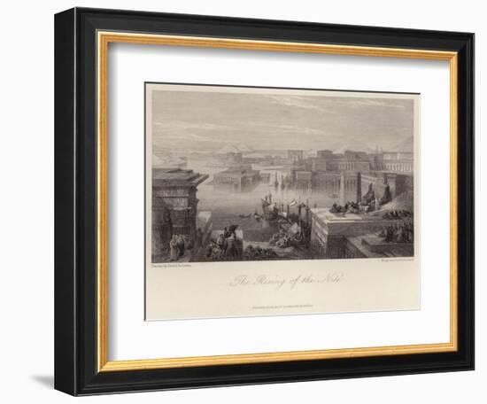 The Rising of the Nile-David Roberts-Framed Giclee Print