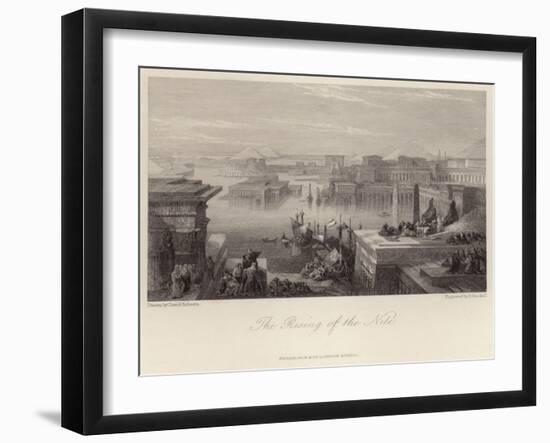 The Rising of the Nile-David Roberts-Framed Giclee Print