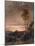 The Rising of the Skylark (Oil on Board)-Samuel Palmer-Mounted Giclee Print