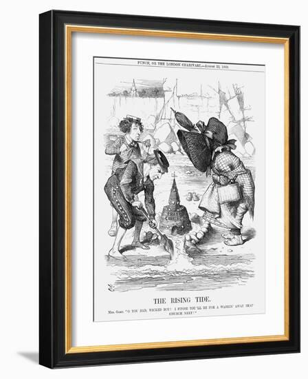 The Rising Tide, 1868-John Tenniel-Framed Giclee Print