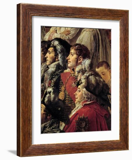 The Rite of Napoleon. Detail Representing Auguste Jean-Gabriel De Caulaincourt (1777-1809), Eugene-Jacques Louis David-Framed Giclee Print