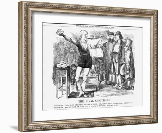 The Rival Con Jurors, 1869-John Tenniel-Framed Giclee Print