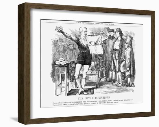 The Rival Con Jurors, 1869-John Tenniel-Framed Giclee Print