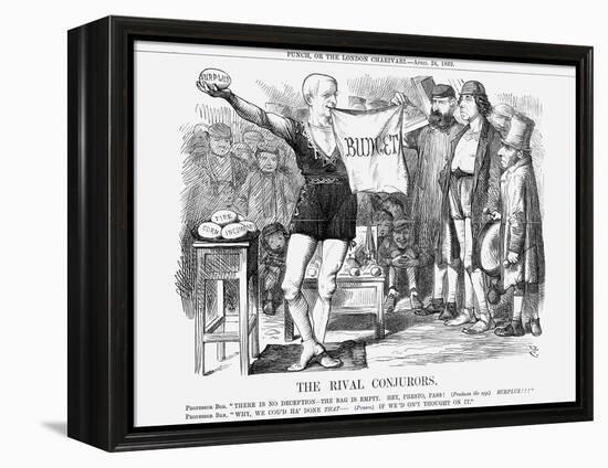 The Rival Con Jurors, 1869-John Tenniel-Framed Premier Image Canvas