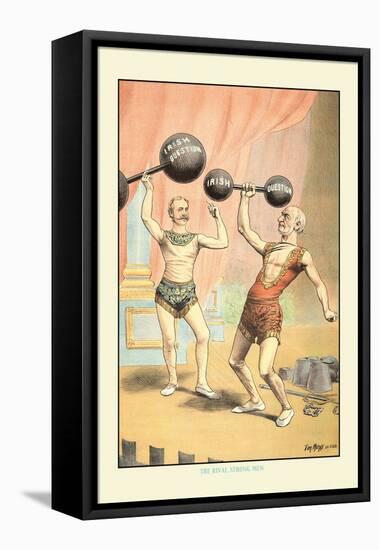 The Rival Strong Men-Tom Merry-Framed Stretched Canvas