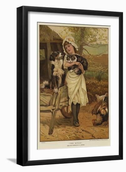 The Rivals-Edward Killingworth Johnson-Framed Giclee Print