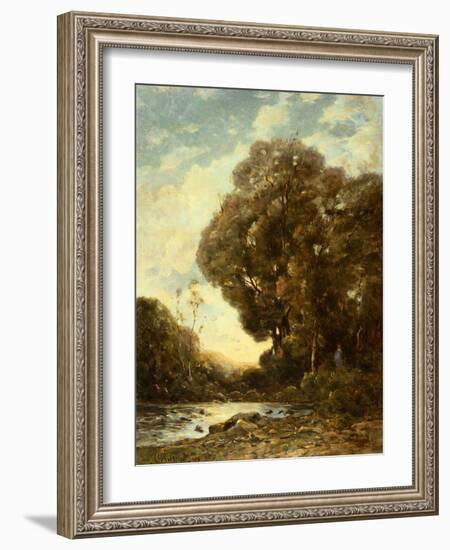 The River, 1896-Henri-Joseph Harpignies-Framed Giclee Print