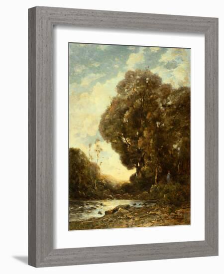 The River, 1896-Henri-Joseph Harpignies-Framed Giclee Print