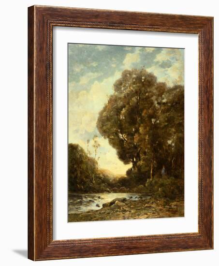 The River, 1896-Henri-Joseph Harpignies-Framed Giclee Print