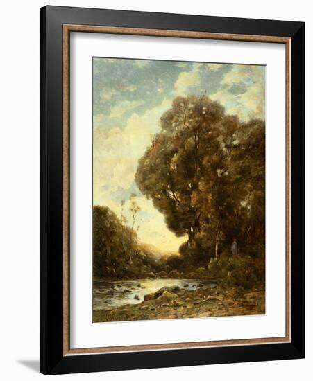 The River, 1896-Henri-Joseph Harpignies-Framed Giclee Print