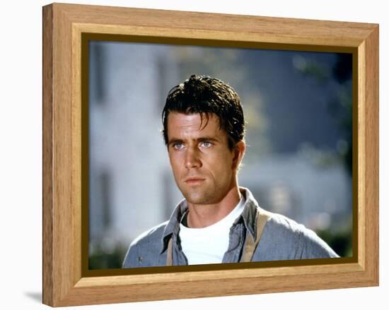 The River by Mark Rydell with Mel Gibson, 1984 (photo)-null-Framed Stretched Canvas