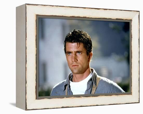 The River by Mark Rydell with Mel Gibson, 1984 (photo)-null-Framed Stretched Canvas