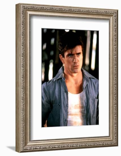 The River by Mark Rydell with Mel Gibson, 1984 (photo)-null-Framed Photo