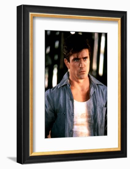 The River by Mark Rydell with Mel Gibson, 1984 (photo)-null-Framed Photo