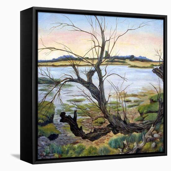 The River Colne-Cristiana Angelini-Framed Premier Image Canvas